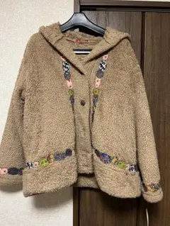 【チャイハネ】アミナ　サボアアップリケフードジャケット