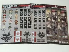 GOD EATER（ゴッドイーター） クリアファイル4・シールシート2点セット