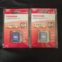 TOSHIBA microSDXC 64GB 2枚セット