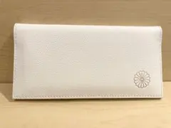 皇居売店の財布（長財布）白（本革、菊の御紋入り） - メルカリ