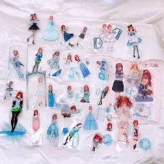 三玖　まとめ売り　五等分の花嫁　アクリルスタンド　フィギュア