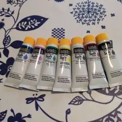 使用済　Liquitex アクリル絵の具　７色セット