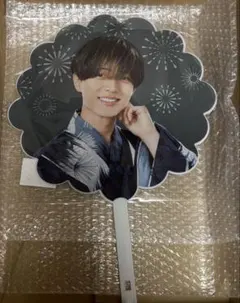 King & Prince 永瀬廉　花火型　うちわ