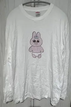 可哀想に！展 おぱんちゅうさぎ Tシャツ ホワイト Lサイズ ポップアップ 可哀想に！展 おぱんちゅうさぎ Tシャツ ホワイト Lサイズ