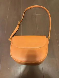 Samansa Mos2 ラウンドショルダーバッグ　ブラウンのサムネイル