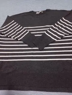 アンフィーロ ストライプ 長袖ニット M