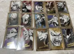ヒロアカ原画展 箔押しクリアカードコレクション15枚セット