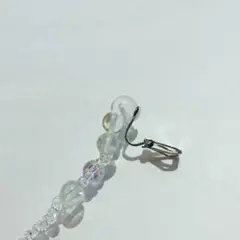 シャボンイヤリング（オーロラ）