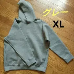 UNIQLO メンズ グレー フード付き パーカー XL