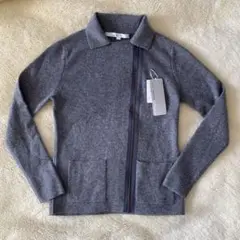 新品　meimei メイメイ　カシミヤ　セーター　ニット　ネイビー　M Lシルク 新品 meimei メイメイ カシミヤ セーター ニット ネイビー M L
