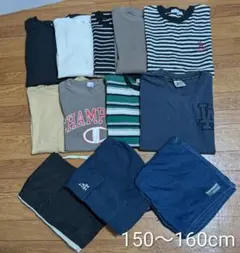 男の子 150cm 160cm 服 まとめて 子供服 半袖 ロンT パンツ
