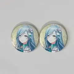 日野森 雫 グリ缶 42c 20点セット プロセカ 日野森雫 グリッター缶バッジ グリ缶 42C モモジャン