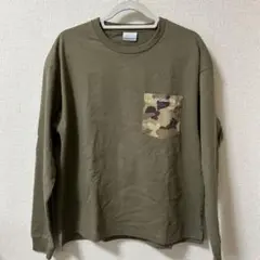 Columbia⭐︎長袖カットソー Sサイズ カーキ色