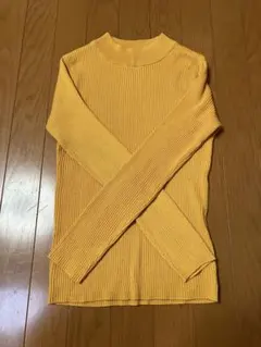 zootie チクチクしない なめらかリブニット タートルネック Mサイズ