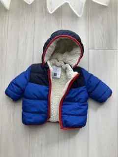 新品未使用babygap ダウンジャケット0-6monthsブルーネイビー