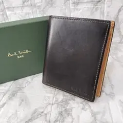 Paul Smith ポール・スミス　二つ折り財布 ダークブラウン