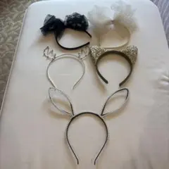 キッズカチューシャセット　5点まとめ売り