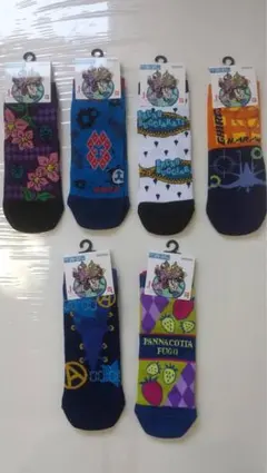 新品未使用しまむらJOJO5部ブチャラティチーム 靴下 ソックス 6足セット