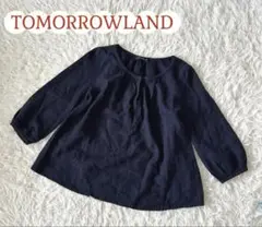 TOMORROWLAND　ぽわん袖カットソー　ウール混　大人可愛い　カジュアル