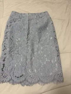 NATURAL BEAUTY ライトグレー タイトスカート S
