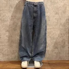 USA古着 デニムパンツ rocawear ワイドストレート極太 Y2K - メルカリ