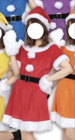 サンタコスプレ4点セット