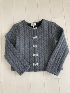 リボン付きカーディガン　羽織　ジャケット