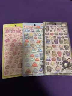 BONBONDROP　和柄　忍者　桜　富士山　3枚セット　ボンボンドロップシール