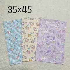 ランチョンマット 35×45 3枚セット　ユニコーン柄　女の子用　女児　給食用