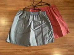 Nike ショートパンツ 2枚セット グリーン・レッド