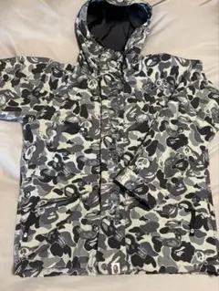 BAPE x STUSSY 黒迷彩レインジャケット ナイロンブルゾン Yahoo!オークション - A BATHING APE x STUSSY 10AW ア