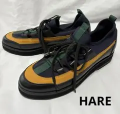 美品 HARE スニーカーレザーシューズ sizeLのサムネイル
