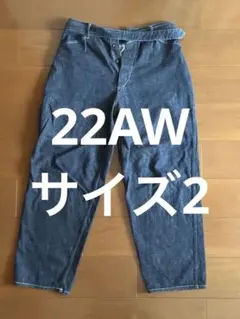 COMOLI 希少21AW ベルテッドデニムパンツエクリュサイズ2 COMOLI 希少21AW ベルテッドデニムパンツエクリュサイズ2 - メルカリ
