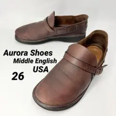 Aurora Shoes Middle English 8D 26㎝ USA製 - メルカリ