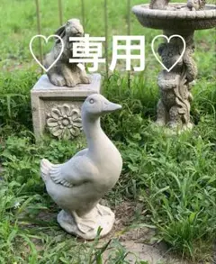 ラスト1点！ 廃盤品 ワンダーデコール ガーデンオブジェ アヒル 大 duck 廃盤品 ワンダーデコール ガーデンオブジェ アヒル duck ガーデニング