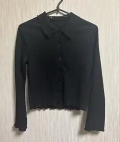 UNIQLO トップス ブラック タイトめ