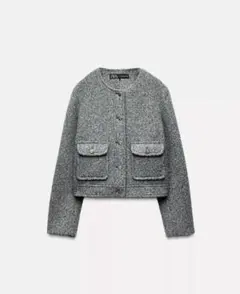 ♡ZARA ブークレショートジャケット♡