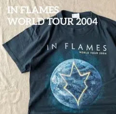 IN FLAMES WORLD TOUR 2004 バンドTシャツのサムネイル