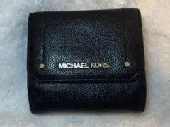 MICHAEL KORS ブラック 二つ折り財布