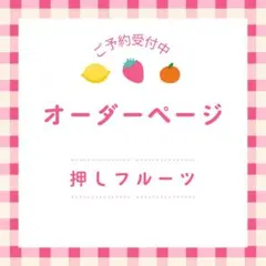 押しフルーツ オーダーページ