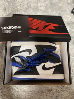 Nike Air Jordan 1 ブラック/ホワイト/ブルー