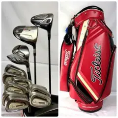 本格派 メンズゴルフクラブ 14本 フルセット タイトリスト テーラーメイド TaylorMade M4 テーラーメイド メンズゴルフ 豪華14本フルセット