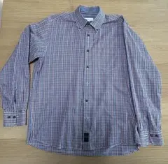 SIMPLE LIFE チェック柄 長袖シャツ Lサイズ