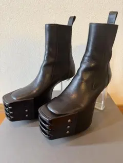 Rick Owens kiss boots pony hair キスブーツ - メルカリ