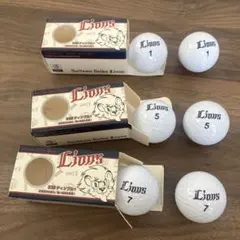 Lions 338 ティータイプ ゴルフボール 3個セット