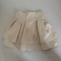 フリージア インパン裏地付きフレアミニスカート[gm772]