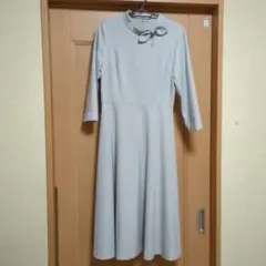 千鳥格子 ロングワンピース