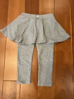 ホットビスケッツ　スカート付きレギンス 100cm グレー
