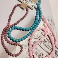 天然石ビーズセット 　3点セットです✨