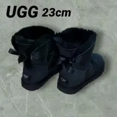 UGG アグ ムートンブーツ ブラック ショートブーツ Bailey Bow